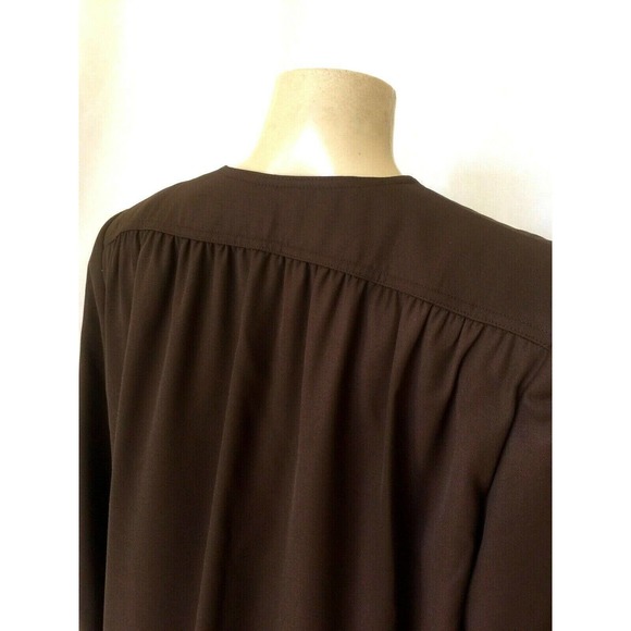 Valentino Open Jacket Blazer Brown Wool Lined 48 - Picture 6 of 9